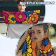 thumbnail image 6 of FOR U DESIGNS Hippie Floral Print Car Seat Cover Universal Front Seats Protector, Running Towel for Gym Workout, Swimming, Beach and Hiking, Front Seat Covers for Trucks SUV Van Sedan, 2 Pack, 6 of 7