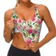 thumbnail image 3 of Balery Rose Flowers Sujetadores deportivos con espalda cruzada para mujer, acolchados, sin costuras, de alto impacto, ideales para yoga, gimnasio, entrenamiento y fitness.-X-Large, 3 of 8
