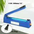 thumbnail image 3 of Economic 12"Impulse Heat Sealer 300mm Plastic Poly Bag Hand Sealing Machine Blue, 3 of 13