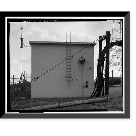 Historic Framed Print, Chollas Heights Naval Radio Transmitting Facility, Helix House, 6410 Zero Road, San Diego, San Diego County, CA - 2, 17-7/8" x 21-7/8"