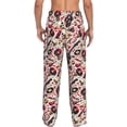 thumbnail image 7 of Salouo Guitar Skull rock Print Pajama Pants for Men, Lounge Pants Elastic Waistband Casual Men's sleepwear Loungewear Sleep Pajama Pant -X-Large, 7 of 7
