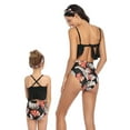 thumbnail image 3 of Mommy and Me Bathing Suit Two Piece Swimming Suit Family Matching Swimsuits Ruffle Bikini Set, 3 of 5