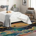 thumbnail image 3 of Cosmic Planet Rug, Colorful Galaxy Area Rug 5x6, Space Theme Rugs for Bedroom, Rugs Low Pile Washable Stain Resistant Easy Clean for Dining Room, Living Room Soft Carpet Decor Kh1&-6, 3 of 7