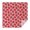 Red Strawberry Plants-1, variant on Red Strawberry Plants Leaf White Pattern Square Tablecloth,Waterproof Square Table Cover,Wipeable Spillproof Washable Table Cover for Home Kitchen Party Decor 42"X42"(107x107cm)