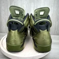 thumbnail image 4 of Ni - ke Ni - ke Air Jordan 6 Retro Pinnacle Flight Jacket Green Mens 9.5 AH4614-303 Sneaker, 4 of 5