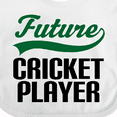 thumbnail image 4 of Inktastic Future Cricket Player Boys Baby Bib, 4 of 4