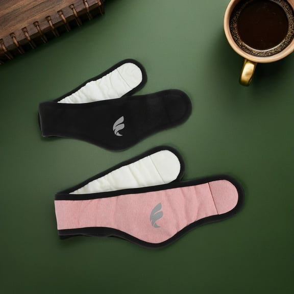 OFFIGAM 2Pcs Noise Blocking Earmuff Headband for Sleep Soft Comfortable Soundproof Ear Warmers in Assorted Colors