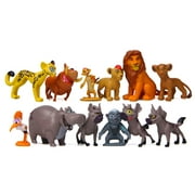 12pcs Lion Guard Toys, Lion King Toys, 1-2.3 Inch Lion King Action Figures Great for Party Decorations, Collectibles,Christmas Gifts for Kids