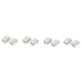 thumbnail image 2 of 100Pcs 2.5mm Wire Rope Sleeves Clip Cable Crimps & 120 Pcs Crimping Loop Sleeve 2mm Diameter Wire Rope and Cable, 2 of 6