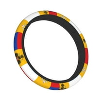 15 Inch Elastic Steering Wheel Cover New Russian Flag Steering Wheel Cover Universal Neoprene Steering Wheel Covers Protector