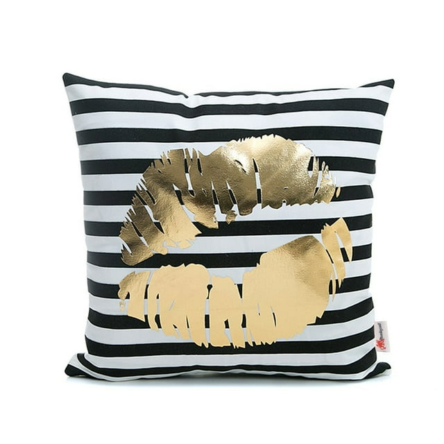 Bronzing Soft Home Pillow Cases Throw Pillow Covers Decorative pillow covers Cushion Letters Covers 45x45cm