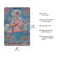 thumbnail image 2 of Boy in Fancy Dress - From an Original Color Painting by Paul Klee c.1931 - 8 x 12 inch Vintage Metal Tin Sign, 2 of 4