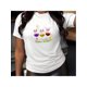 thumbnail image 1 of Camiseta deportiva de algodón con cuello redondo y manga corta para hombre y mujer, con estampado de Pascua. Ideal para todas las estaciones. Ideal para adultos, hombres, mujeres, adolescentes, jóvene, 1 of 5