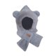 thumbnail image 3 of Gorro de animales de peluche 2 en 1 con bufanda gris jinwen, 3 of 8