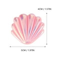 thumbnail image 5 of Masteelf 6 PCS Fridge Magnet Sticker Freezer Resin Magnet Seashell Shape Resin Patch, 5 of 8