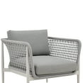 thumbnail image 4 of Rhodes Outdoor Patio Armchair in Aluminum, 4 of 8