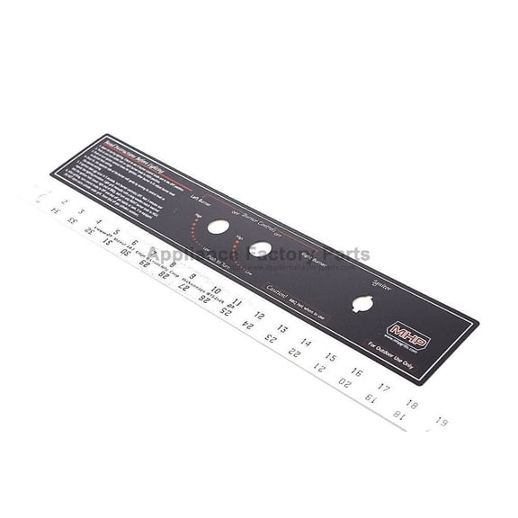 Appliance Factory Parts JNR Control Panel Label Electonic Ignit HHCPLBLE