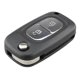 thumbnail image 3 of Car Smart Remote Key 2 Buttons 43hz PFC7961A Chip Compatible with Renault Clio III Clio 3 Kangoo Master Modus Twingo 2006-2016 Black Edition, 3 of 5
