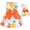 1 pc Orange, variant on 5 Pcs Riklu Dog Dresses for Small Dogs Girls, Floral Puppy Dresses Princess Bowknot Summer Dress (L)