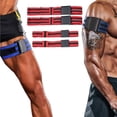 thumbnail image 1 of 2 Pairs Blood Flow Restriction Bands Blood Flow Restriction Wraps BFR Occlusion Bodybuilding Exercising Wraps Arm Training Weightlifting Elastic Device No.1, 1 of 8