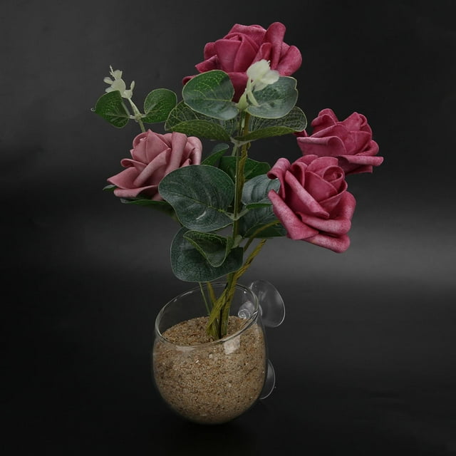 Water Plant Pot, Aquarium Water Plant Pot, Water Plant Glass For Fish Tanks