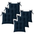 thumbnail image 1 of TESSO HOME Set de 6 Cojines Acolchados para Silla de Comedor con Lazos Relleno Ideal Almohadillas para los Asientos Medidas 42 x 42 x 7 cm, 1 of 6