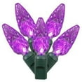 thumbnail image 1 of Vickerman 100 Purple C6 LED Light on Green Wire 34' Christmas Light Strand, 1 of 1