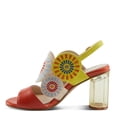 thumbnail image 2 of Azura Women's Embroidery Pumps & Heels - Geometric Design, Adjustable Ankle Strap, Transparent Cylindrical Heel, 2 of 8
