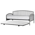 thumbnail image 2 of Hillsdale Furniture Carolina Wood Twin Daybed with Trundle, Gray, 2 of 8