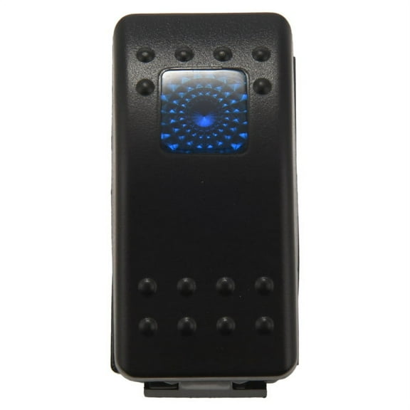 12v 20 Amp Waterproof Blue LED On/off Boat Marine SPST 3P Rocker Switch with Light ma1923