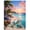Scenery-1, variant on Mosaflare 4-Pack Diamond Art Painting Kits,Ocean View Art Craft Kits,Full Round Drill,Home Wall and Relaxing 12"×16"