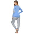 thumbnail image 4 of iClosam Womens Pajamas Set Loungewear Cotton Long Sleeve Sleepwear 2-piece Pjs, S-XXL, 4 of 7