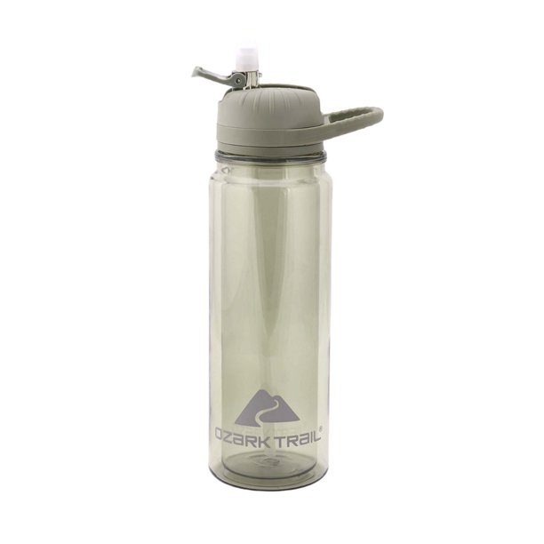 Ozark Trail 24Ounce DoubleWall Tritan Water Bottle with Flip Straw