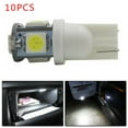 thumbnail image 4 of 10PCS T10 White 194 168 2825 5050 5SMD LED Bright Car Lights Lamp Bulb Peanut, 4 of 6