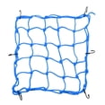 thumbnail image 1 of Red De Carga Elástica Azul De 16 X 16 Pulgadas, Red De Equipaje Para Casco Con 6 Ganchos, Para Motocicleta, Bicicleta, Paddleboard, Canoa, Ciclomotor, Baoblaze red de carga de motocicleta, 1 of 6