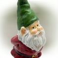 thumbnail image 5 of Alpine Corporation 11-Inch Bearded Garden Gnome Statue with Green Hat, 5 of 12