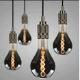 thumbnail image 3 of LINLIN LED Edison Bulb, Vintage Spiral Filament Light Bulb 4W E27 Base, Smoky Grey Glass Decorative Light Bulb for Bedroom Wedding, 3 of 7