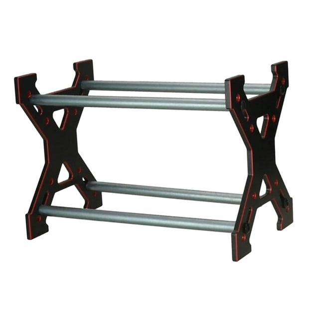 Estante para neumáticos de coche RC Hugo Metal desmontable 1:24 1:18 Rojo