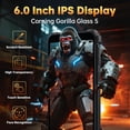thumbnail image 5 of OUKITEL G3 Rugged Smartphone Unlocked -16GB+128GB/1TB TF 6” HD Display IP68/IP69K Rugged Android Phone, 6300mAh Battery 13MP Rear Camera Waterproof Cell Phones, GPS/3.5mm Jack/Face ID/4G Dual Sim, 5 of 10