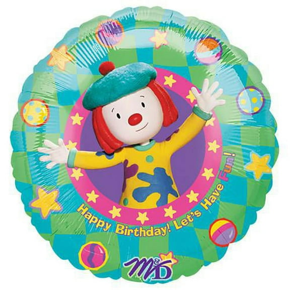 LOONBALLOON Circus Balloons, 18″ JO JO'S CIRCUS BIRTHDAY