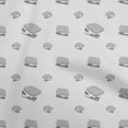 thumbnail image 1 of oneOone Cotton Poplin Light Gray Fabric Food Fabric For Sewing Printed Craft Fabric By The Yard 42 Inch Wide, 1 of 4