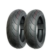 5A TOKYO 5A01 3.00-10 Set of 2 Scooter Tubeless Front/Rear Tire, 42J, Motorcycle Scooter Moped 10" Rim