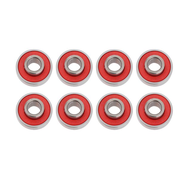 8 Pcs ABEC 11 Longboard Roulement à Billes 8x22x7 Double Blindage Planche à Roulettes Trottinette Rouge