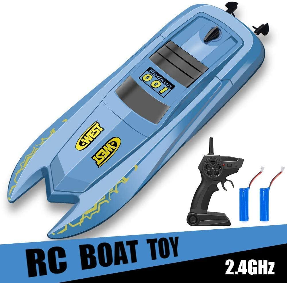 the remote boat