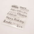 thumbnail image 6 of CoreLiving Clear Stamps for Card Making Easter Blessings Hello Spring Sentiments Designs for Scrapbooking Journals Photo Albums DIY Craft Decorations, 6 of 8
