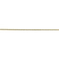 thumbnail image 3 of 10K Yellow Gold necklace Rope chain Pendant 24 in 0.8 mm, 3 of 5