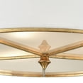 thumbnail image 3 of Elk Home 16-Inch Wide Ceramique Semi Flush Mount, Antique Gold Leaf, 3 of 5
