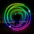 thumbnail image 4 of Bolas Poi ligeras multicolores Zhivalor 2 piezas juguete de bola de flujo giratorio ligero, 4 of 7