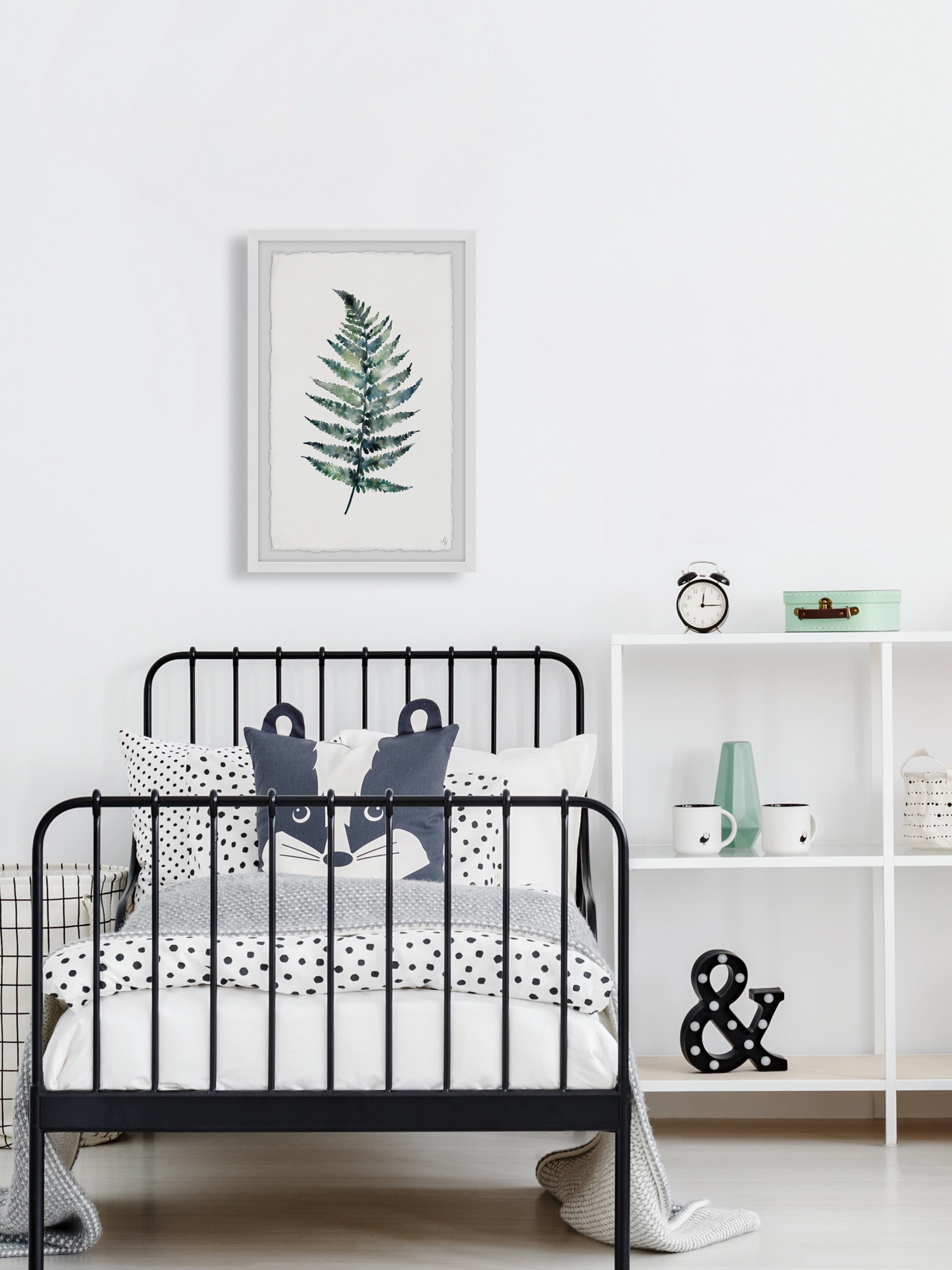 Marmont Hill Green Fern Framed Wall Art