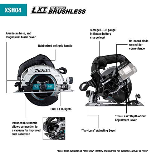 Makita 18v lxt brushless cordless circular saw xsh04zb deals